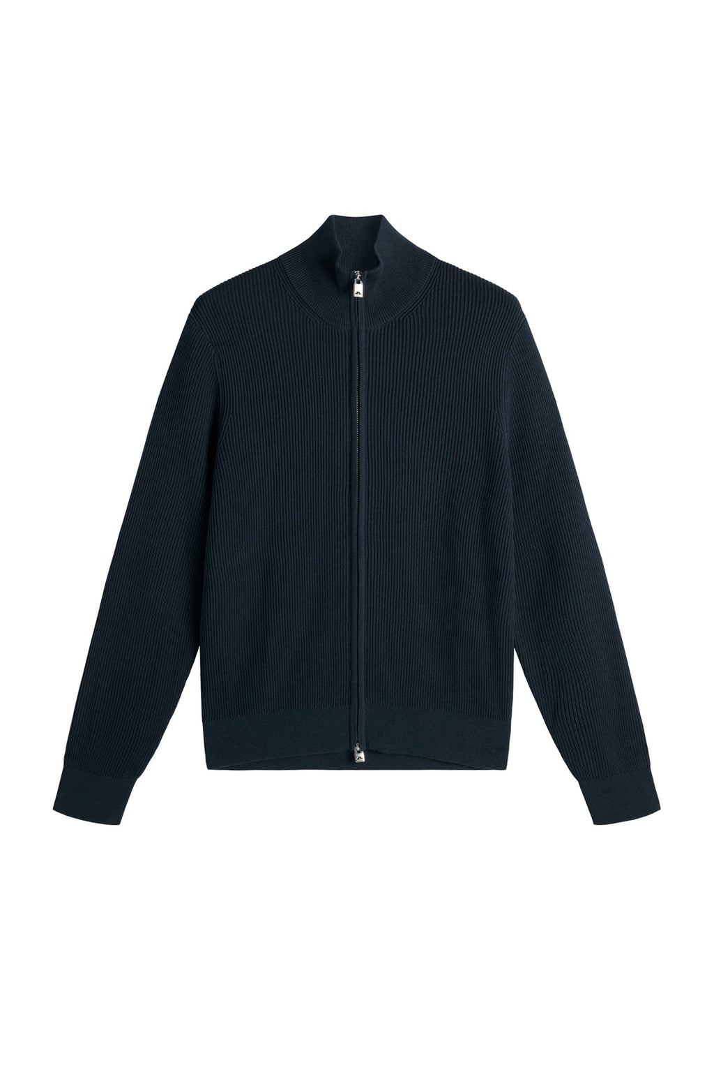 Alexis RIBBED COTTON Full Zip SWEATER JL Navy