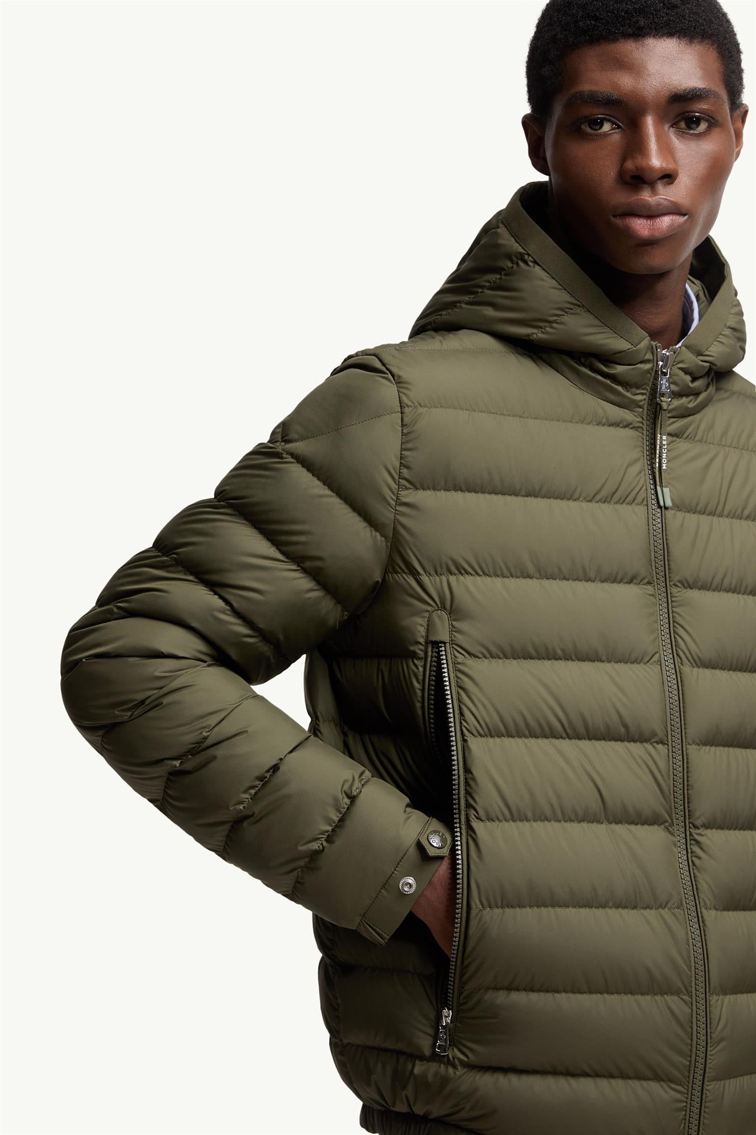 GALION HOODED DOWN JACKET OLIVE
