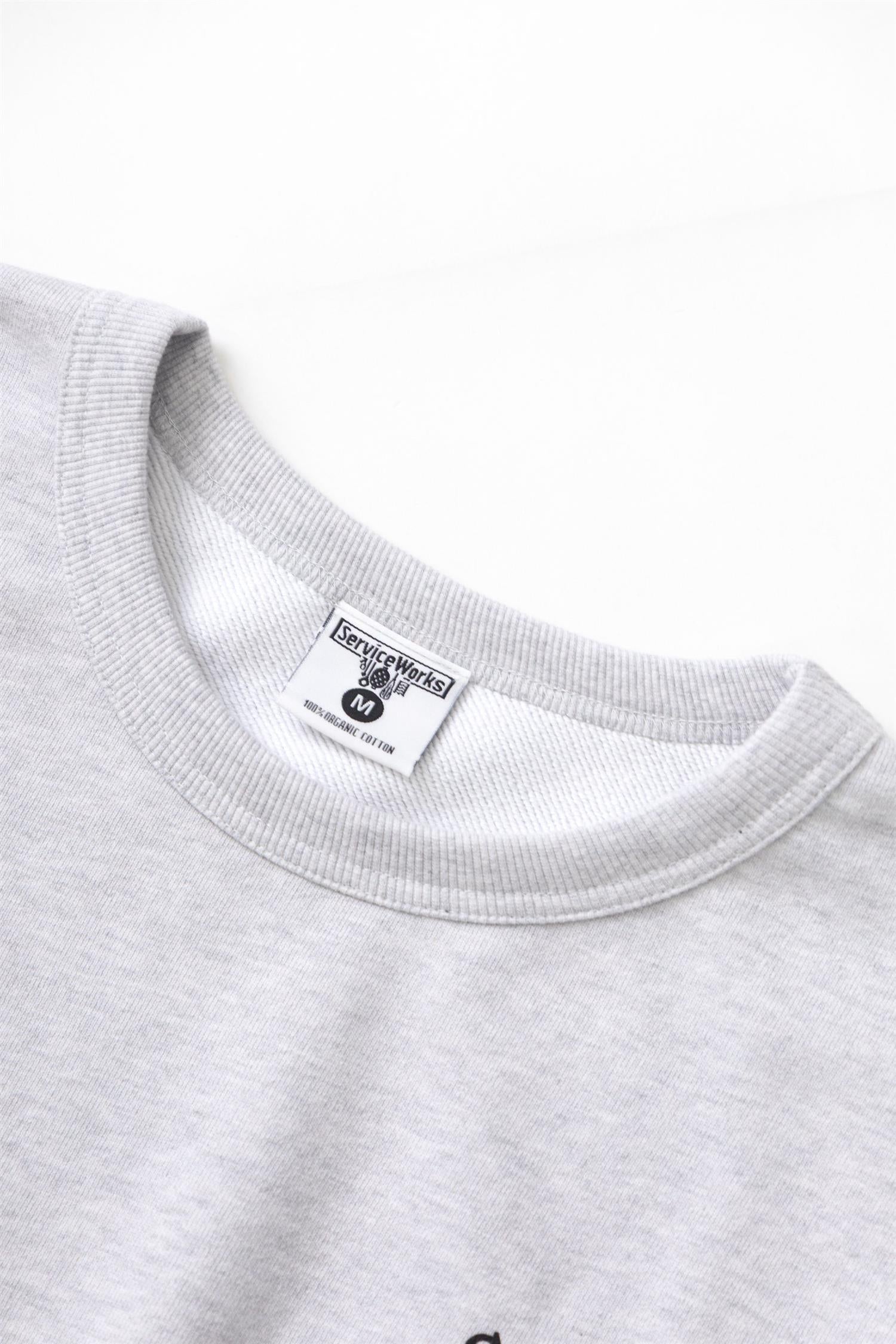 In Bloom Chest Print Sweatshirt Ash