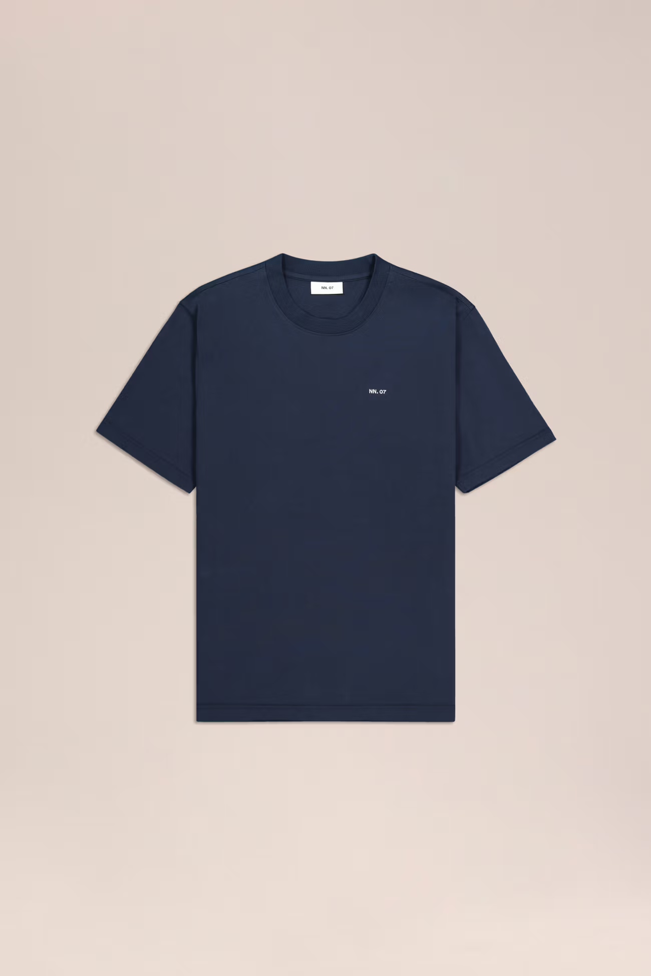 Adam Casual logo Pima T-shirt 3209 Navy Blue