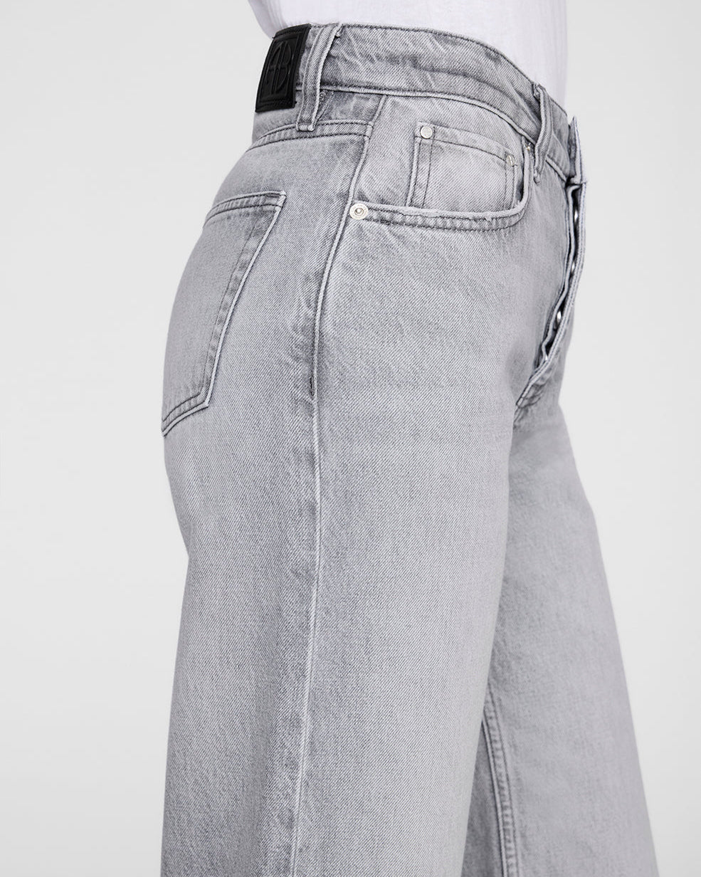 HUGH RELAXED WIDE JEANS OYSTER GREY
