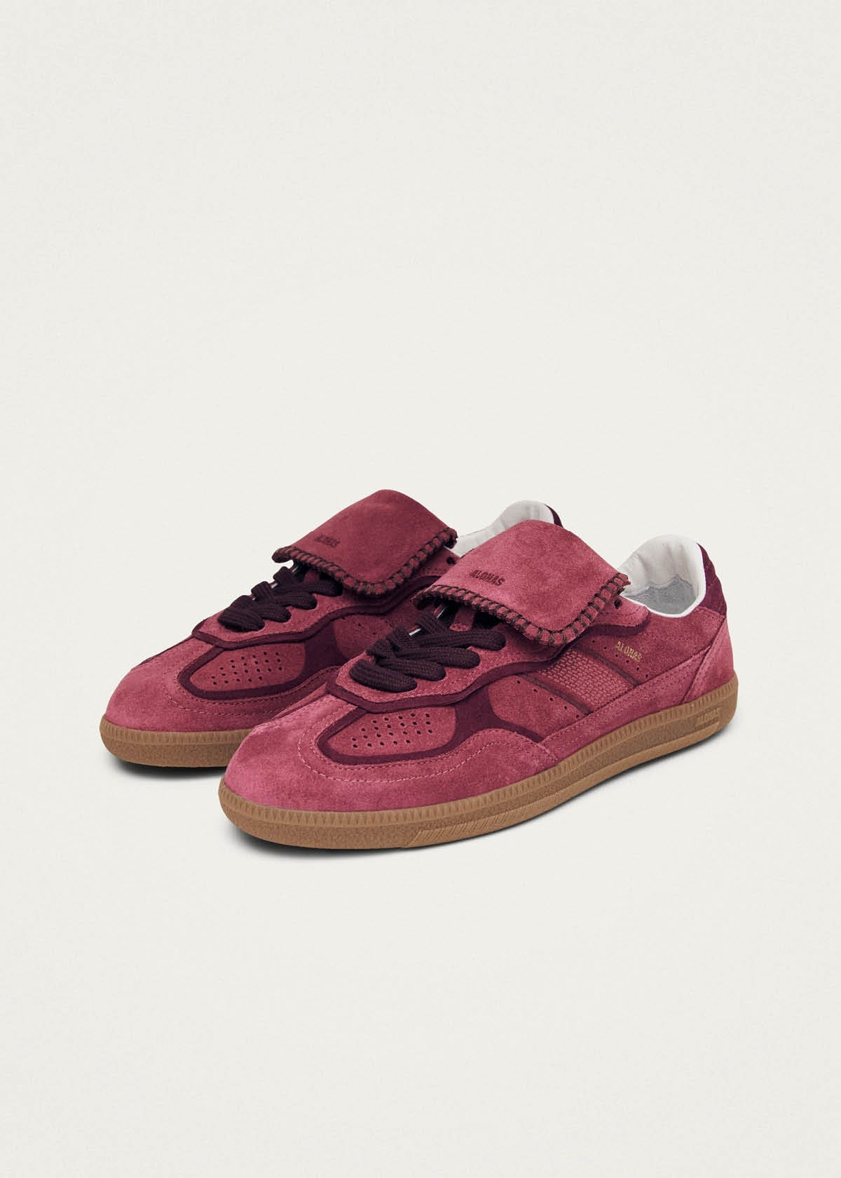 Tb.490 Club Suede Leather Sneakers Raspberry