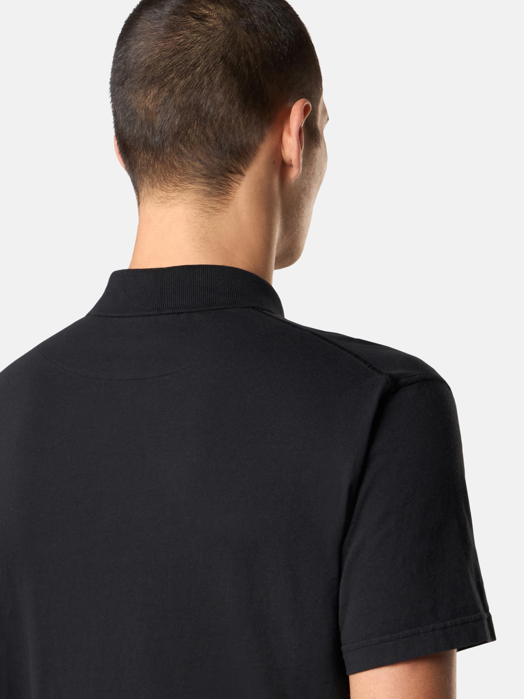 COTTON JERSEY POLO BLACK