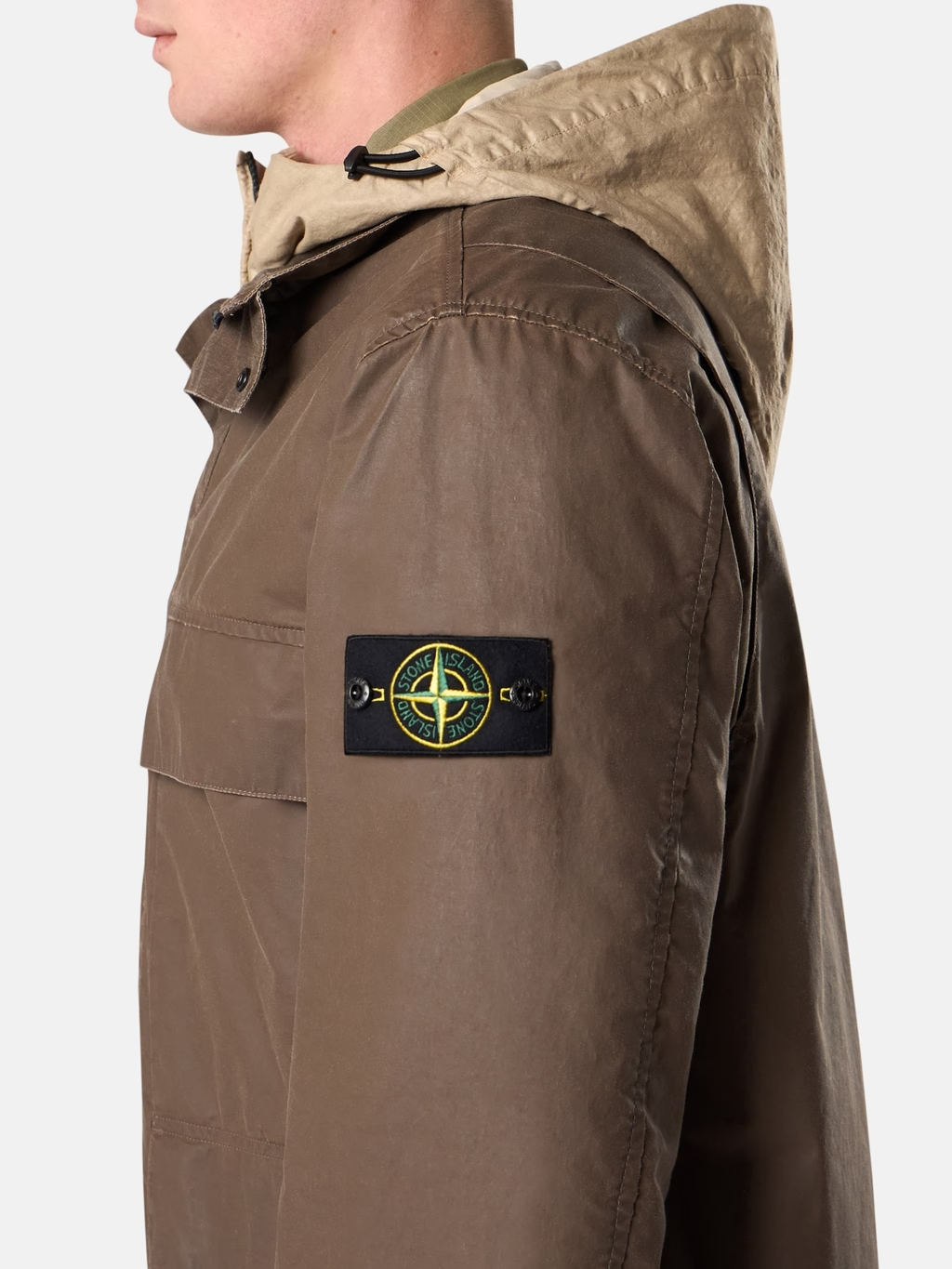 WAXED COTTON FIELD JACKET UMBER