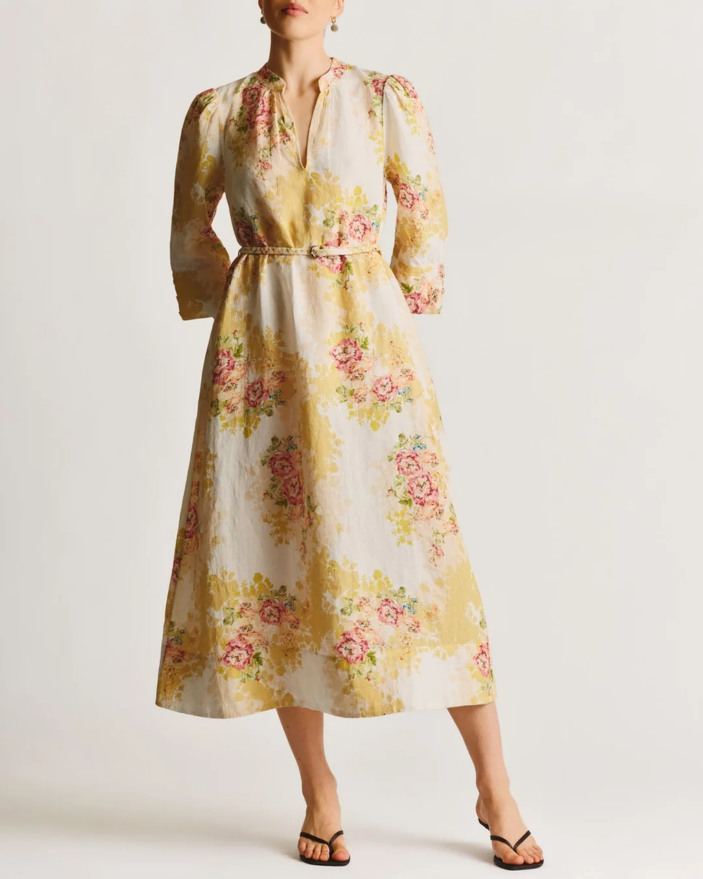 Linen Shift Dress Amore