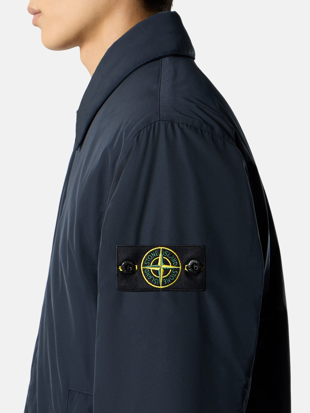 Padded Micro Twill PrimaLoft® CAR COAT NAVY