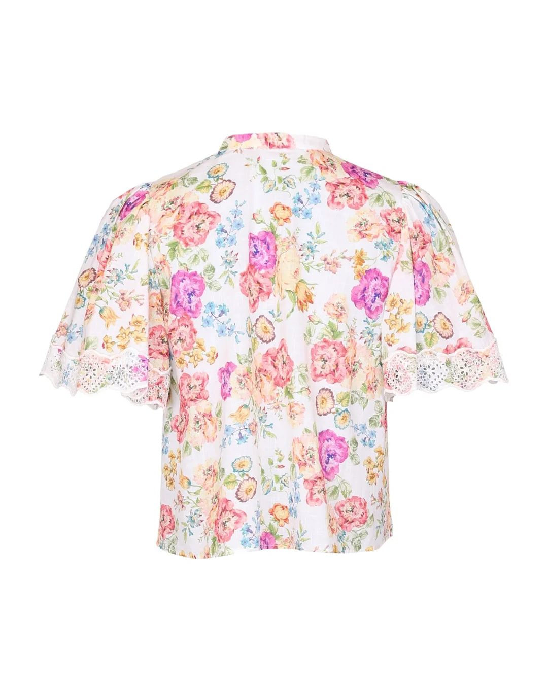 Cotton Slub Blouse Flora