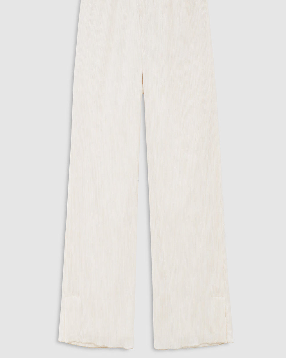 ADEN VISCOSE BLEND PANTS CREAM