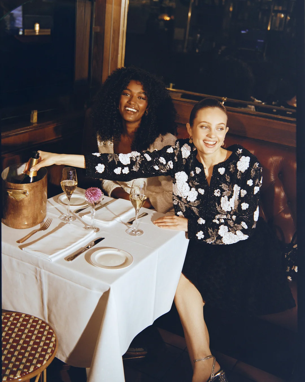 Beaded Cropped Jacket Glamour