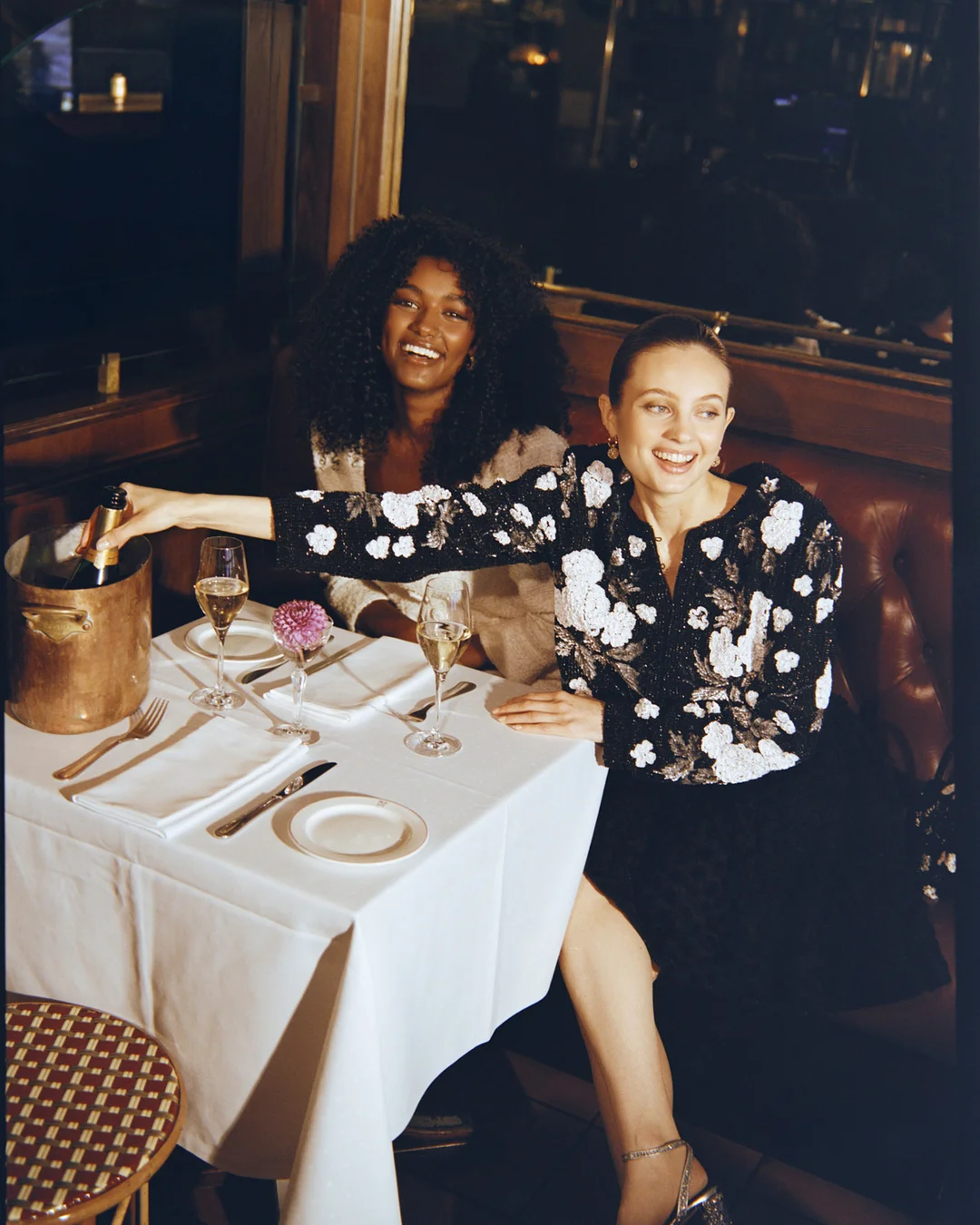 Beaded Cropped Jacket Glamour