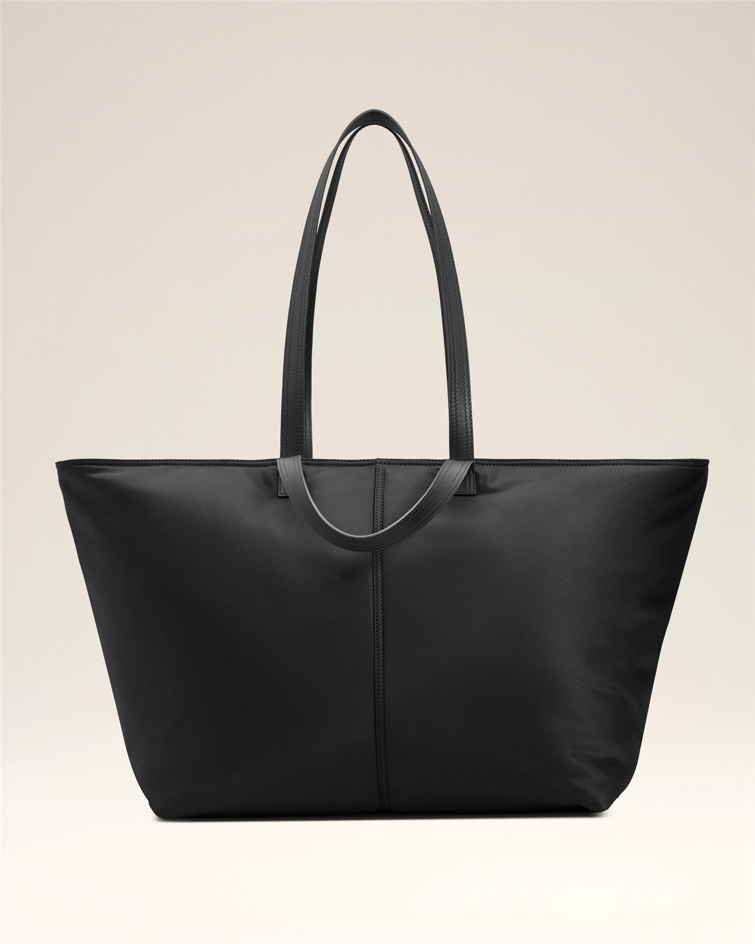 MARCEL  PADDED NYLON SHOPPING BAG BLACK