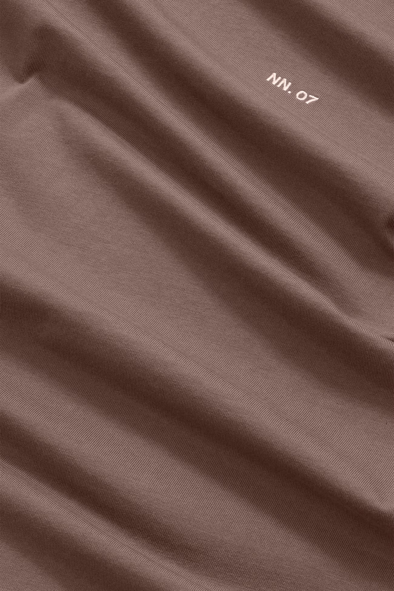 Adam Casual logo Pima T-shirt 3209 Mable Husk