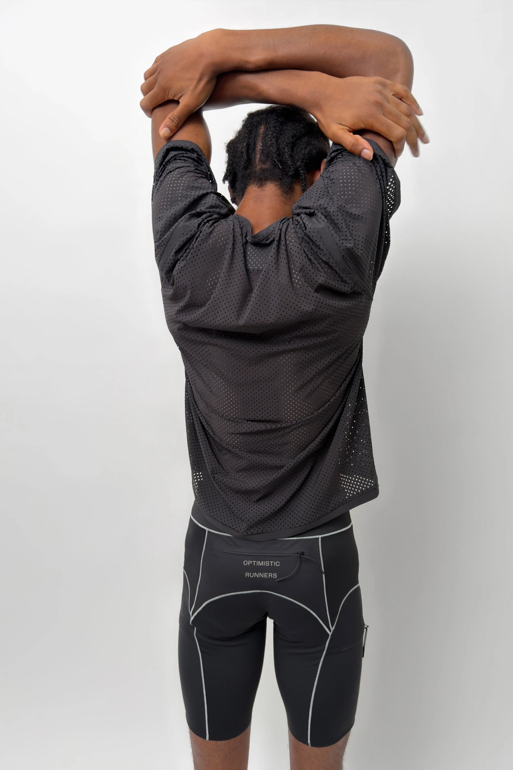 Fluorescent Short Tights Black