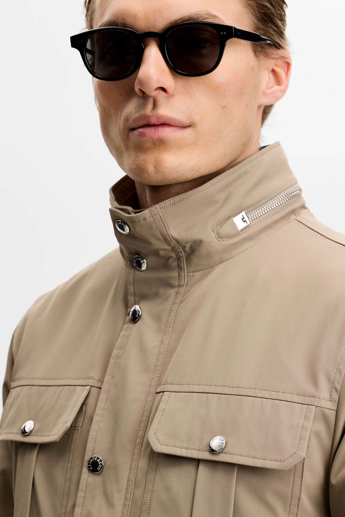 Bailey Recy Poly Jacket Brindle
