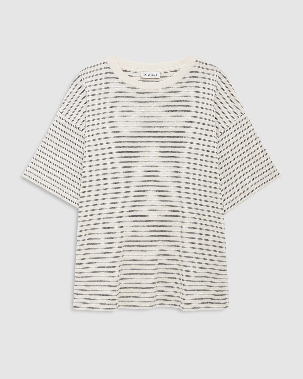 CADE T-SHIRT BLACK STRIPE