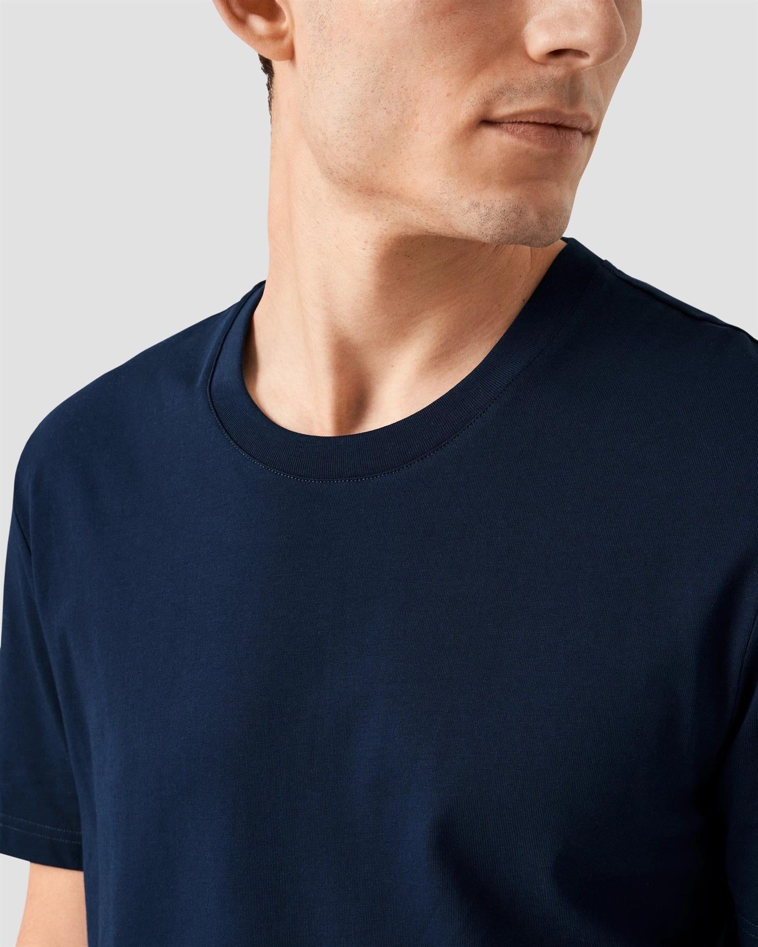 Single Jersey Supima Cotton T-shirt Navy Blue