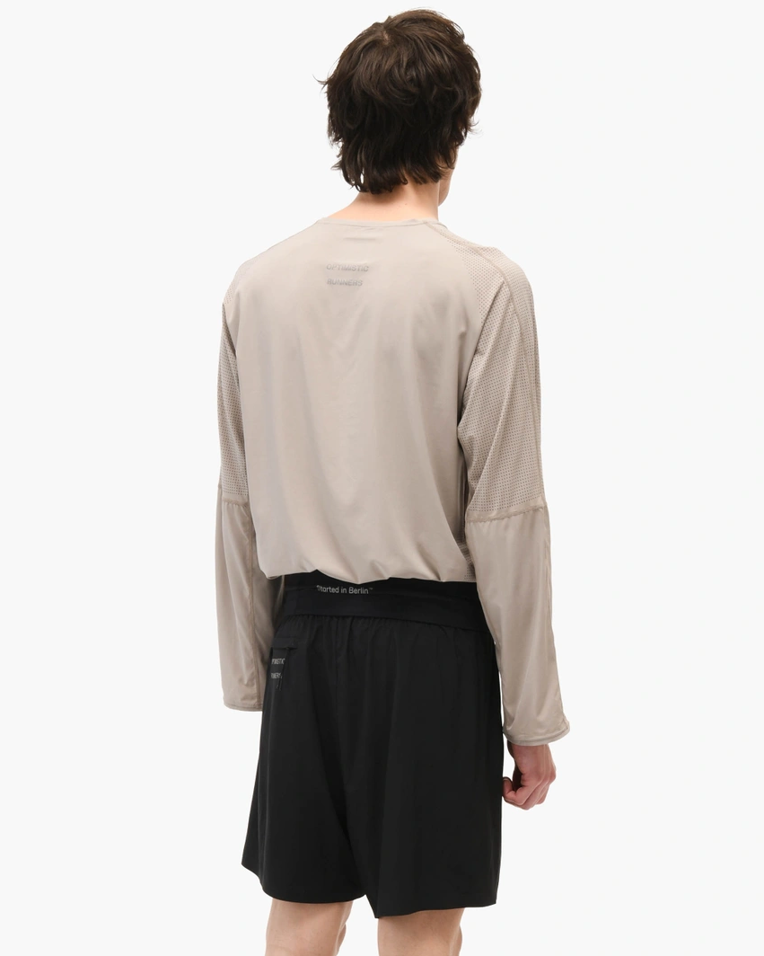 Perforated Longsleeve CAMEL