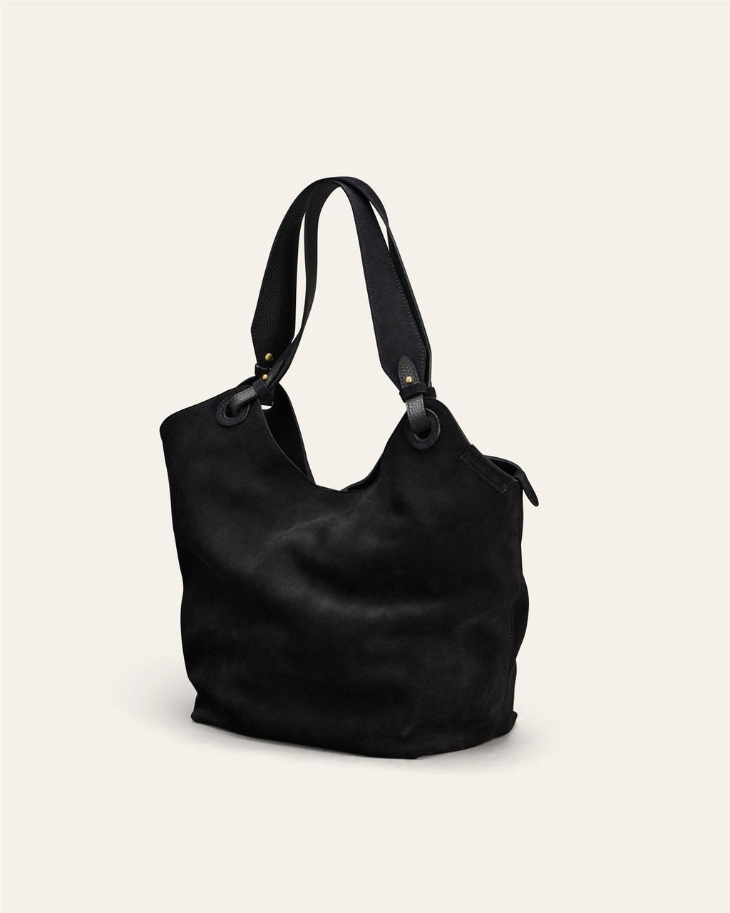 SOHO Suede Shoulder Bag Black