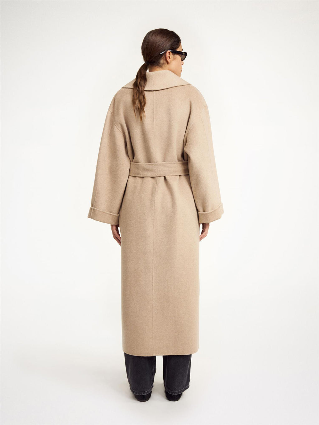 TRULLEM Wool COAT Grey Brown Melange