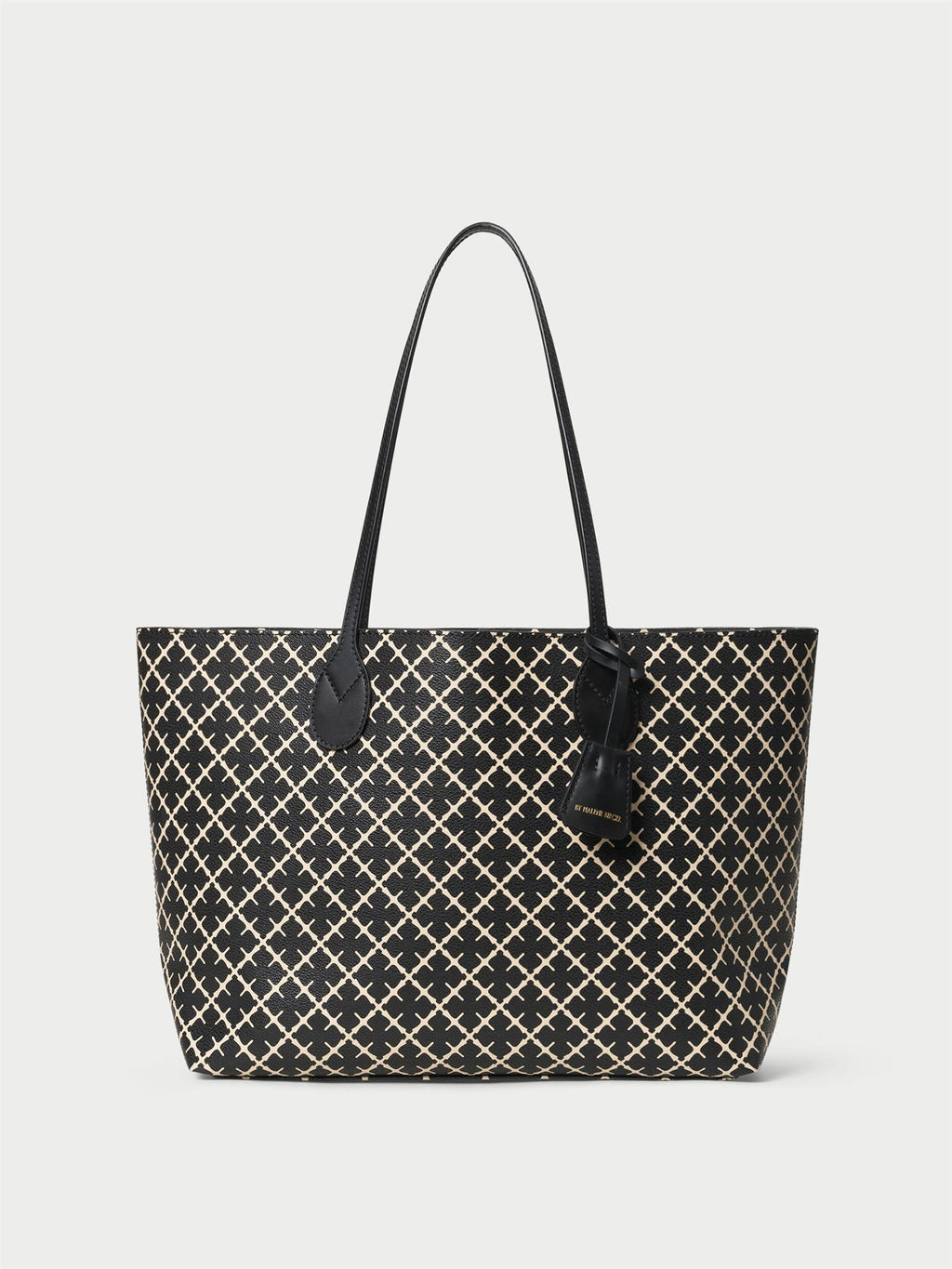 Abigail printed tote bag Black