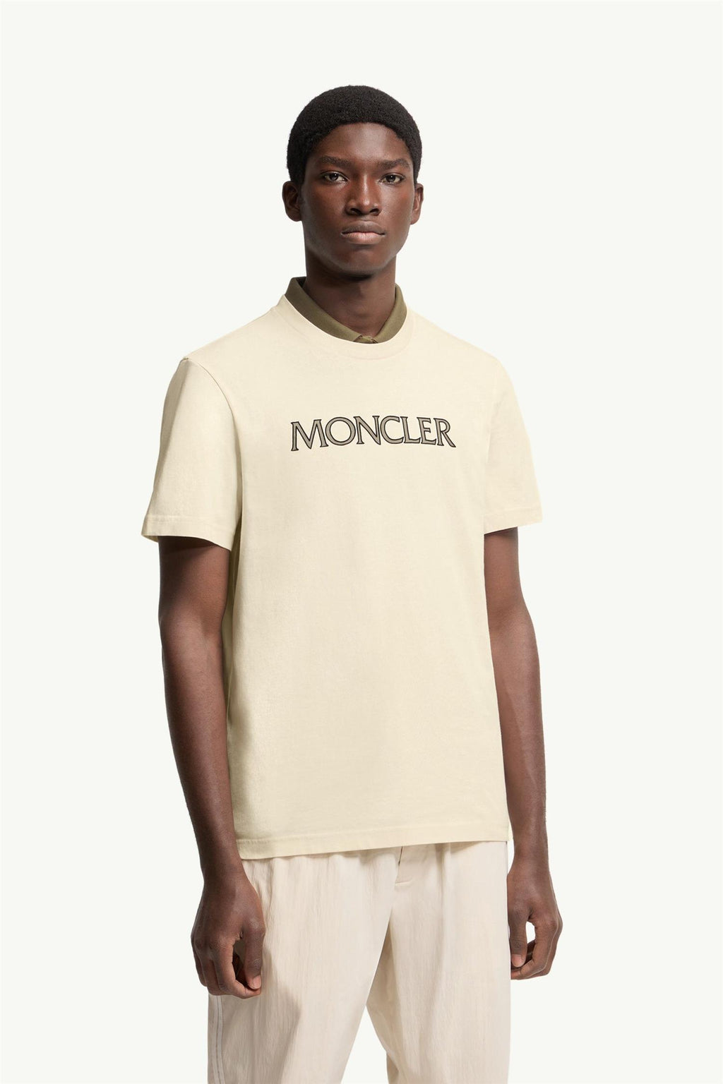 Logo Print Cotton T-Shirt WHITE IVORY
