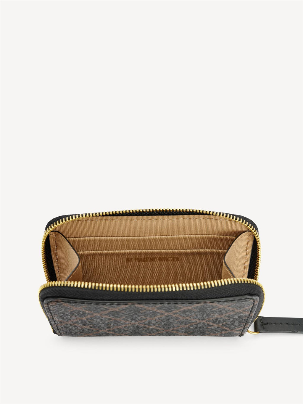 ELIA PRINTED COIN PURSE WALLET Dark Chokolate