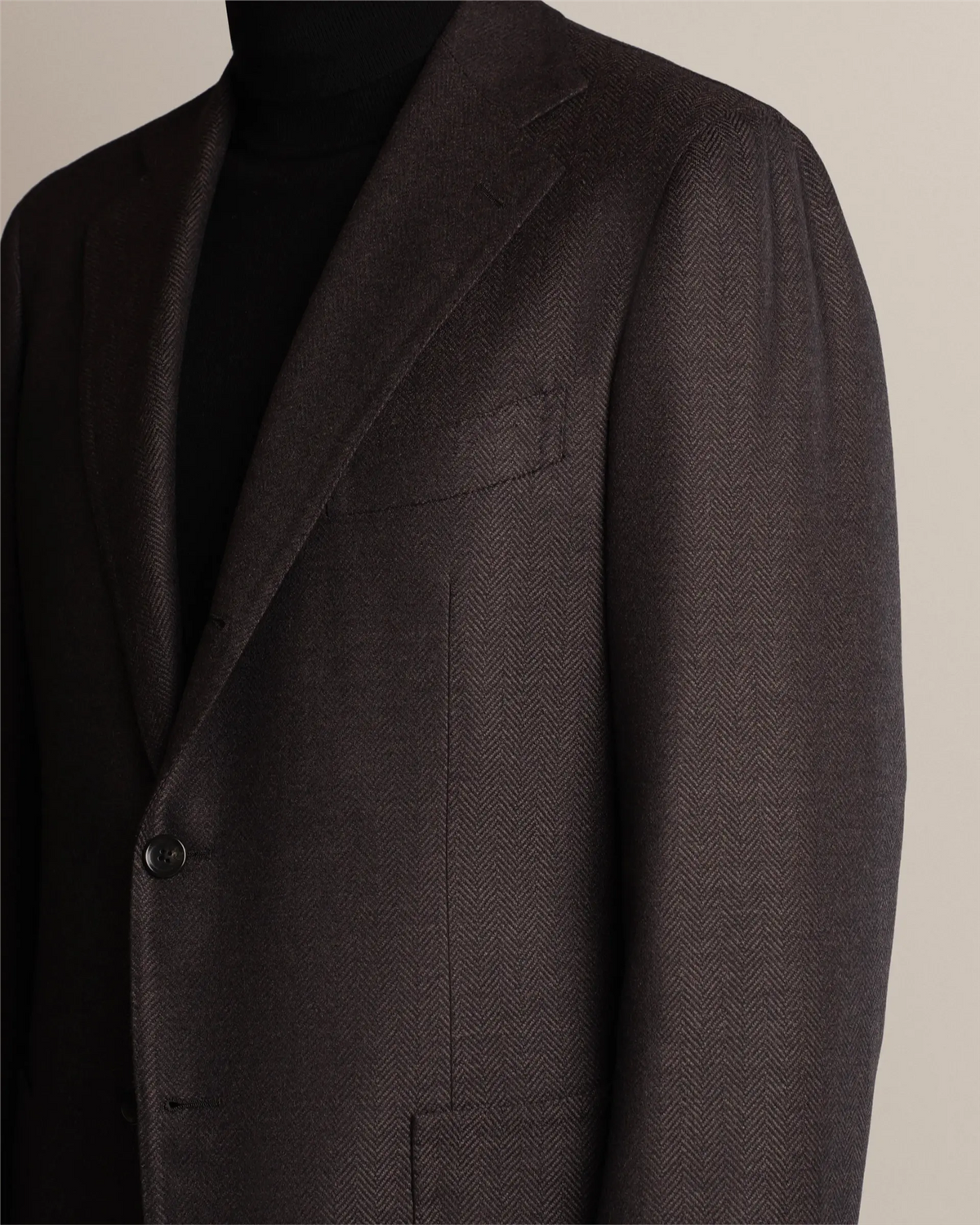 Mod 2 Herringbone Blazer Brown