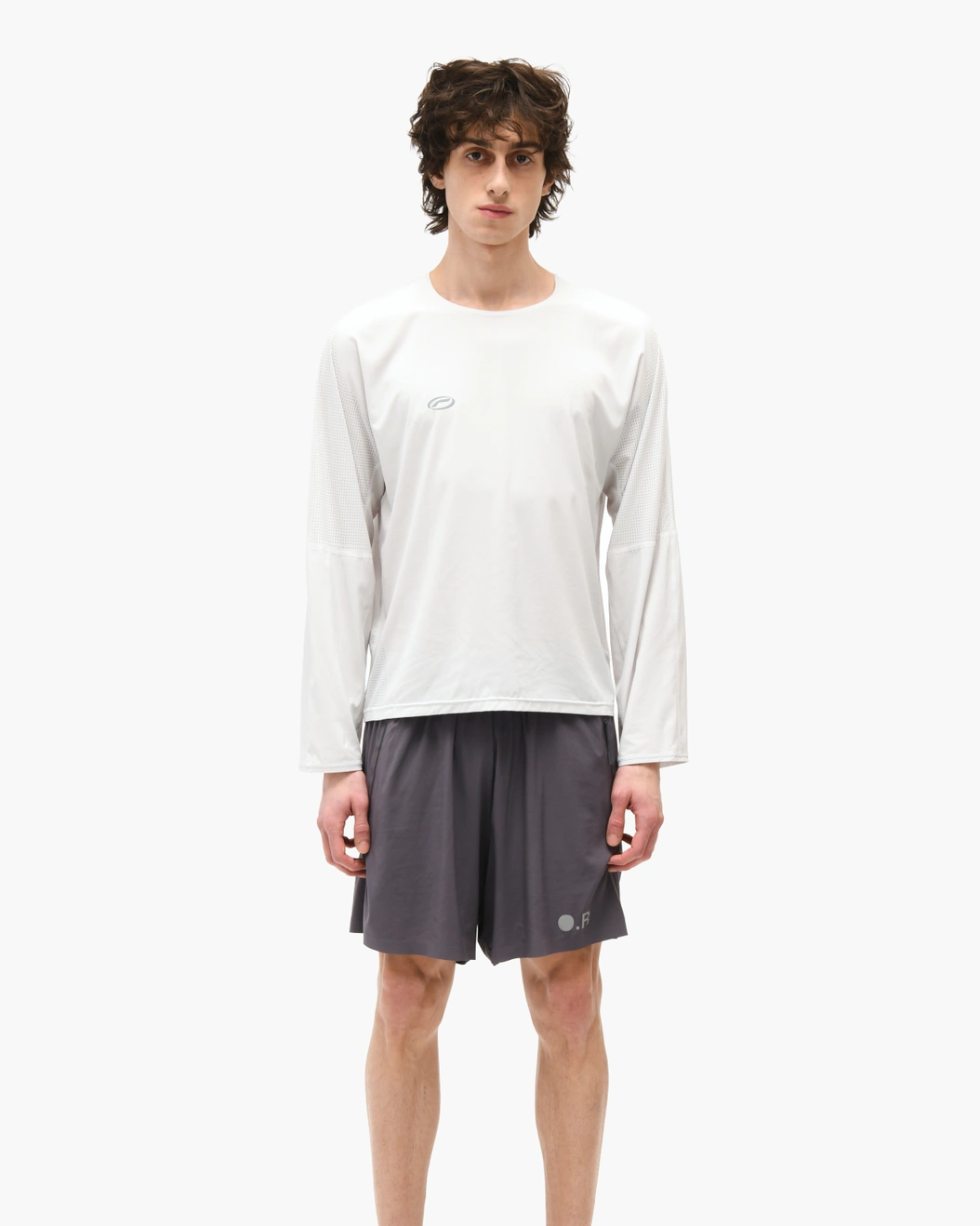 Perforated Longsleeve COOL GREY