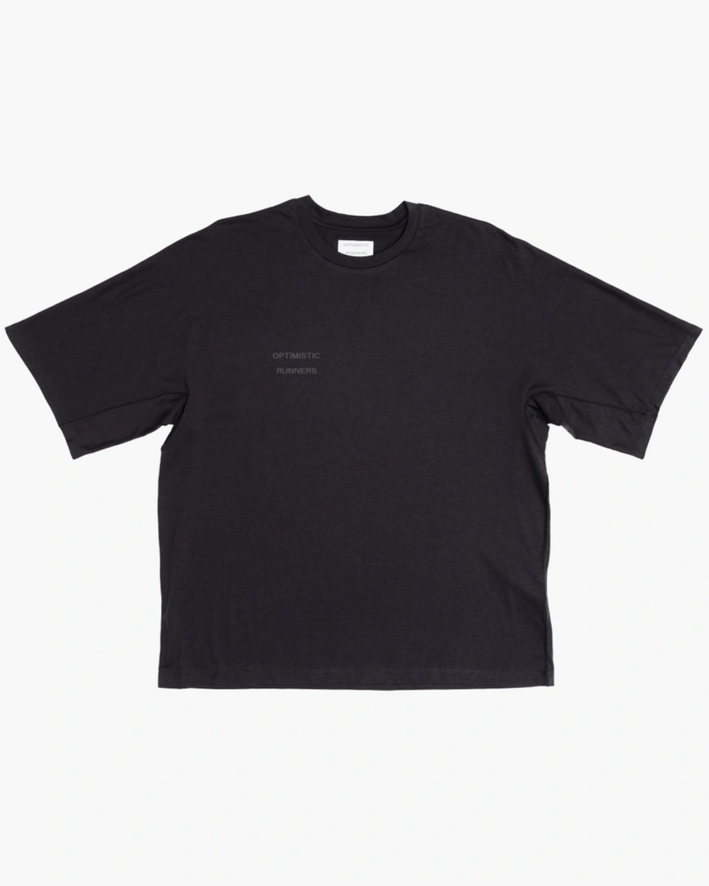 Running Cotton T-Shirt BLACK