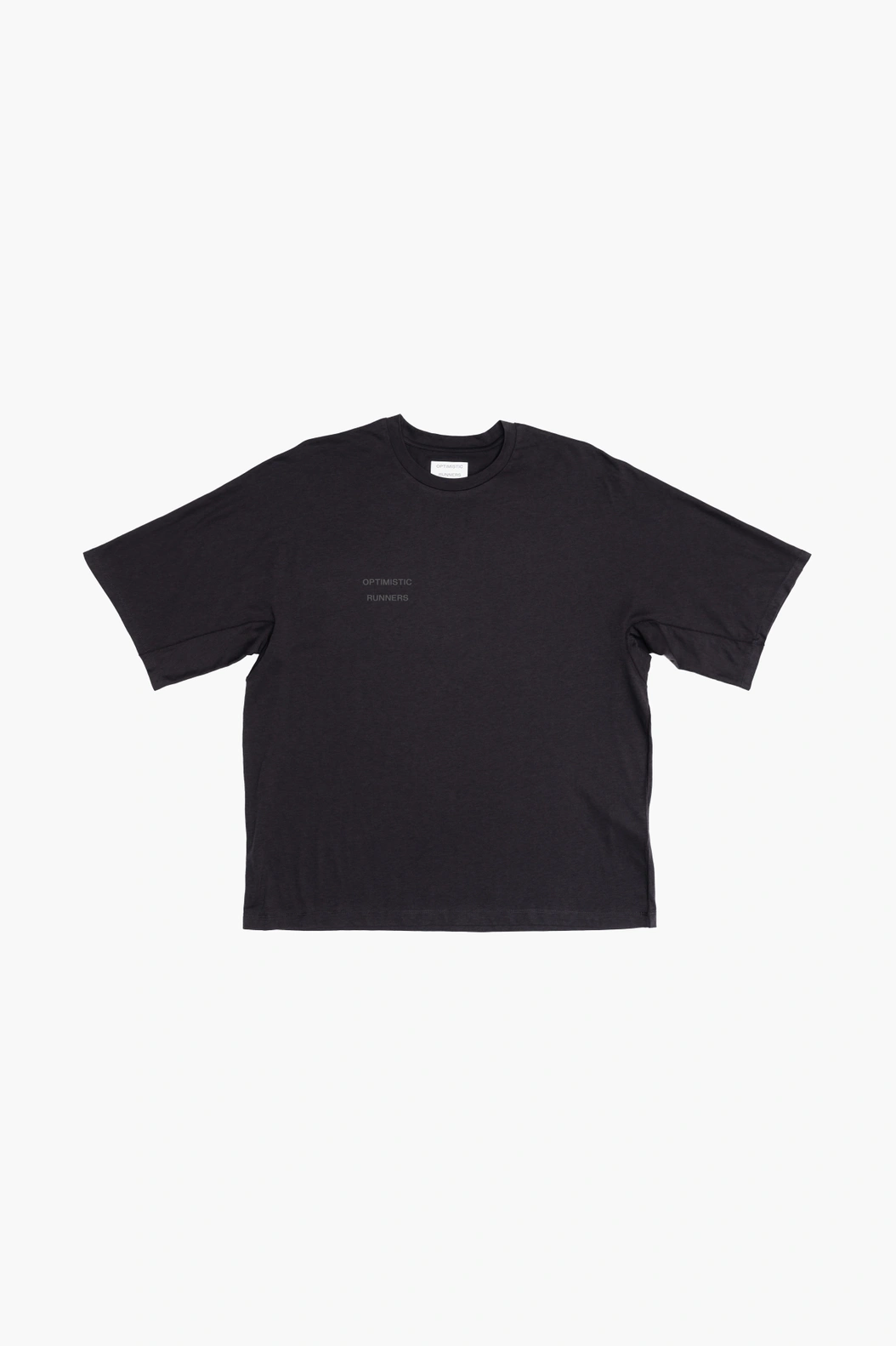 Running Cotton T-Shirt BLACK