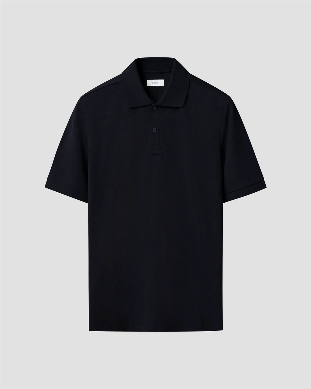 Pima Cotton Pique Polo T-Shirt Navy Blue