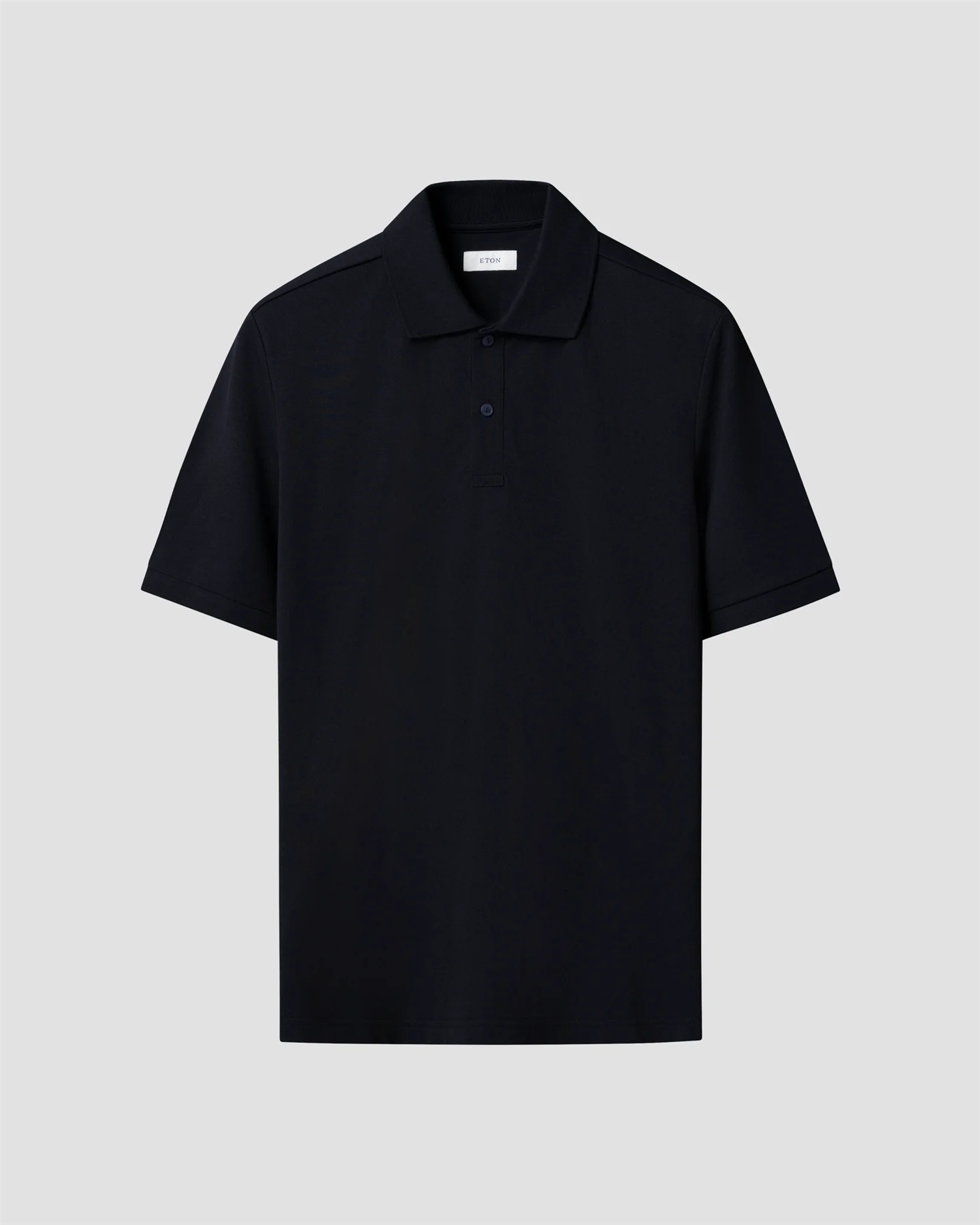 Pima Cotton Pique Polo T-Shirt Navy Blue