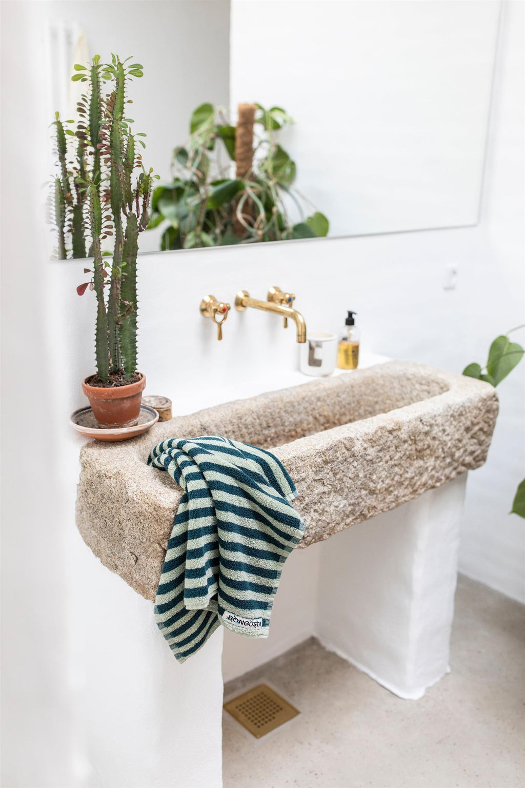 NARAM Hand TOWEL 50x80cm sea foam/deep teal