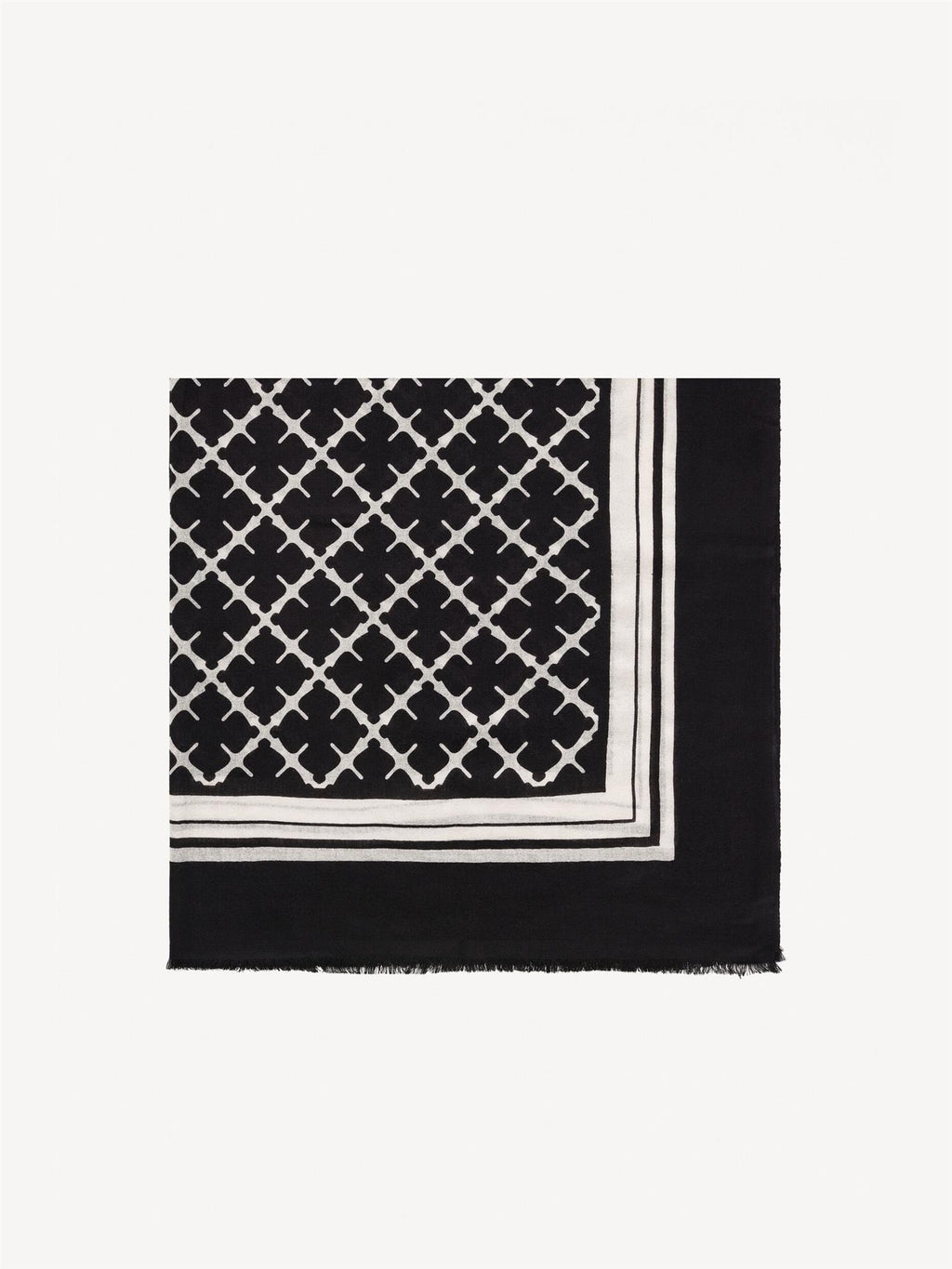 CORNELIS Wool Scarf Black