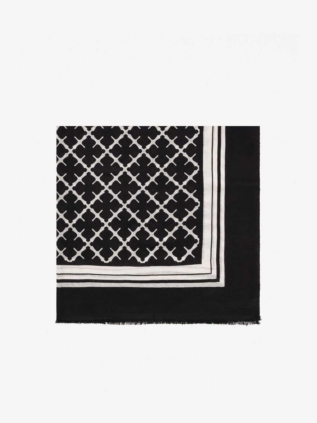 CORNELIS Wool Scarf Black