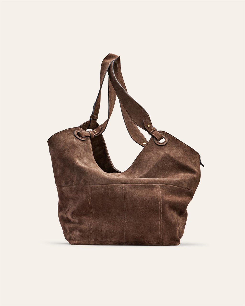 SOHO Suede Shoulder Bag Umber