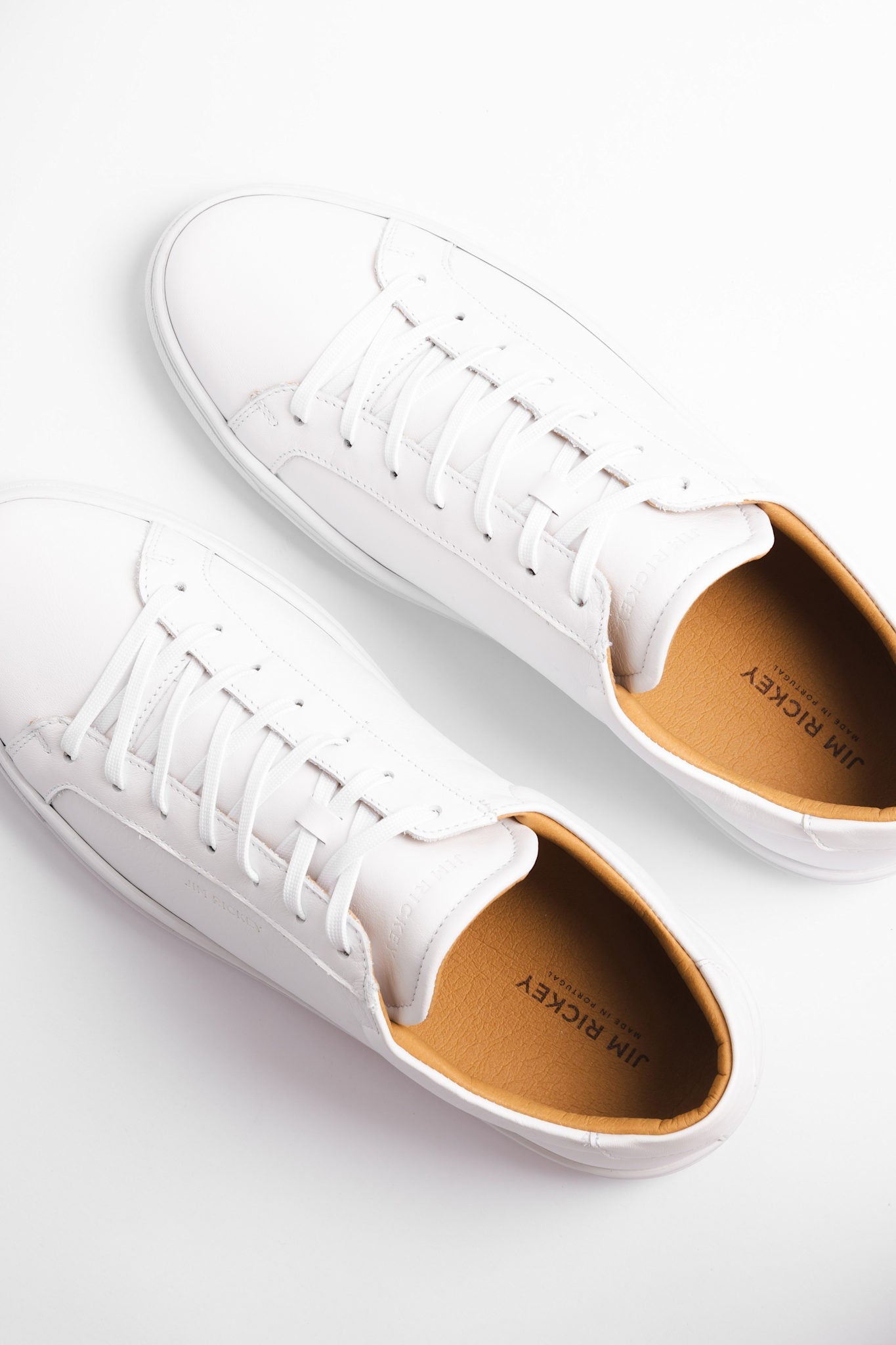 SPIN LEATHER SNEAKER WHITE