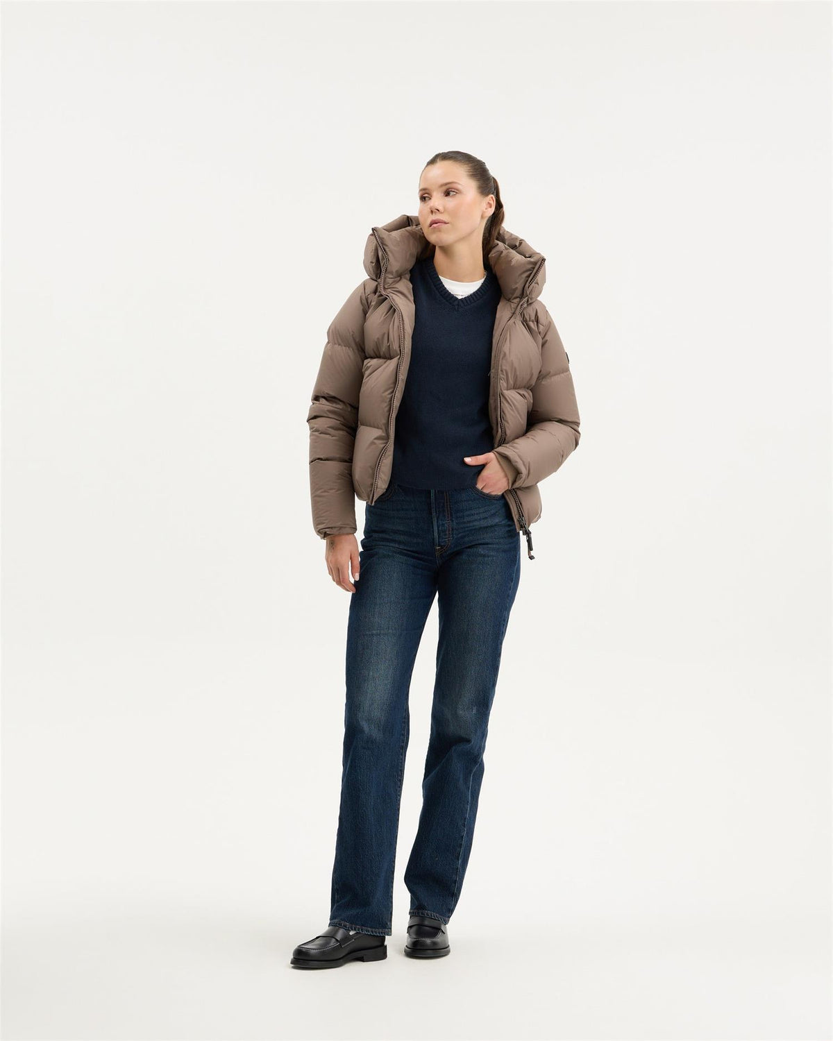 Venus Down Jacket Taupe