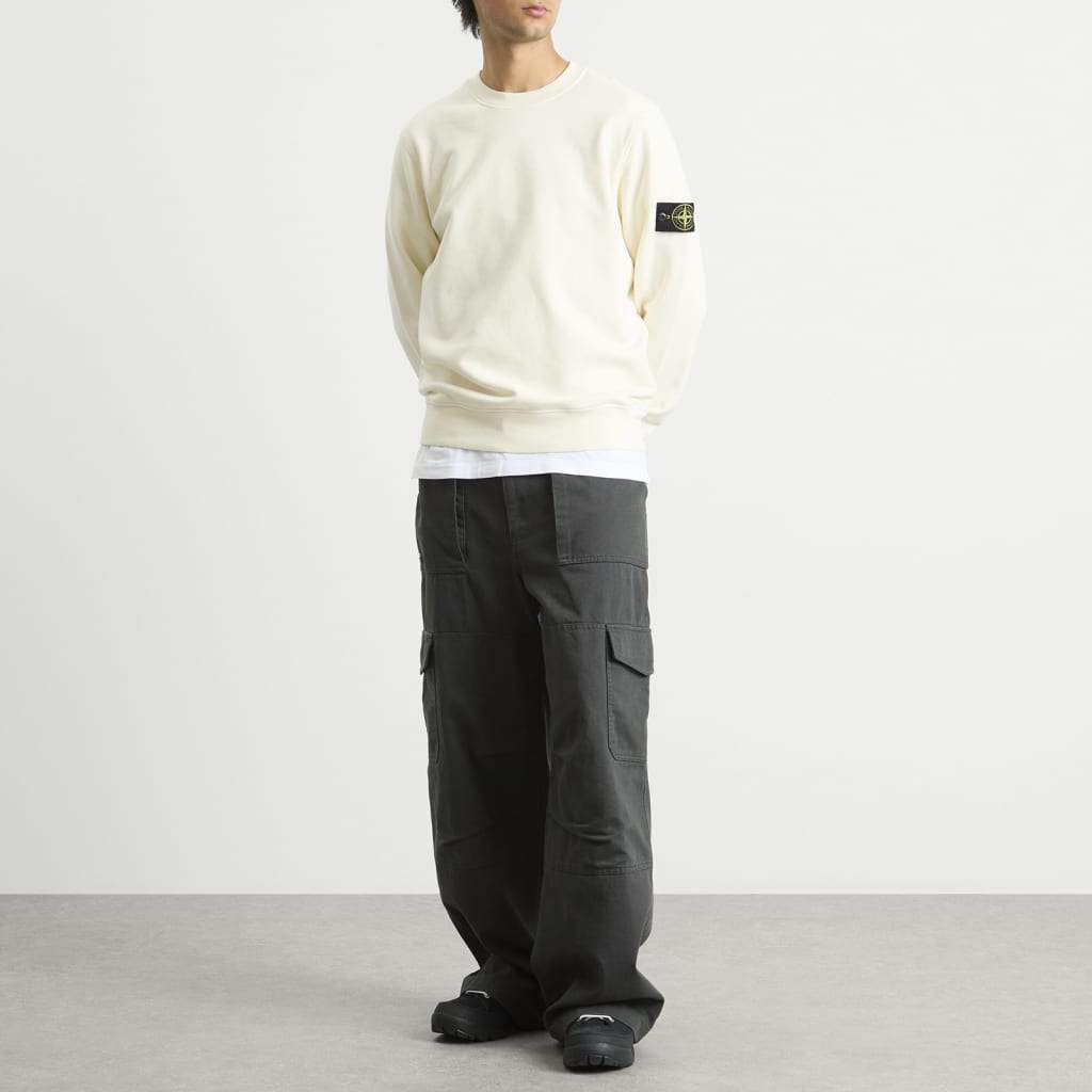 ORGANIC COTTON SWEATSHIRT IVORY