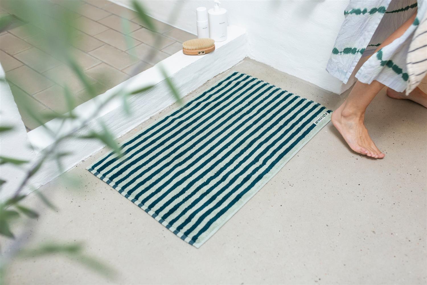 NARAM BATH MAT sea foam/deep teal