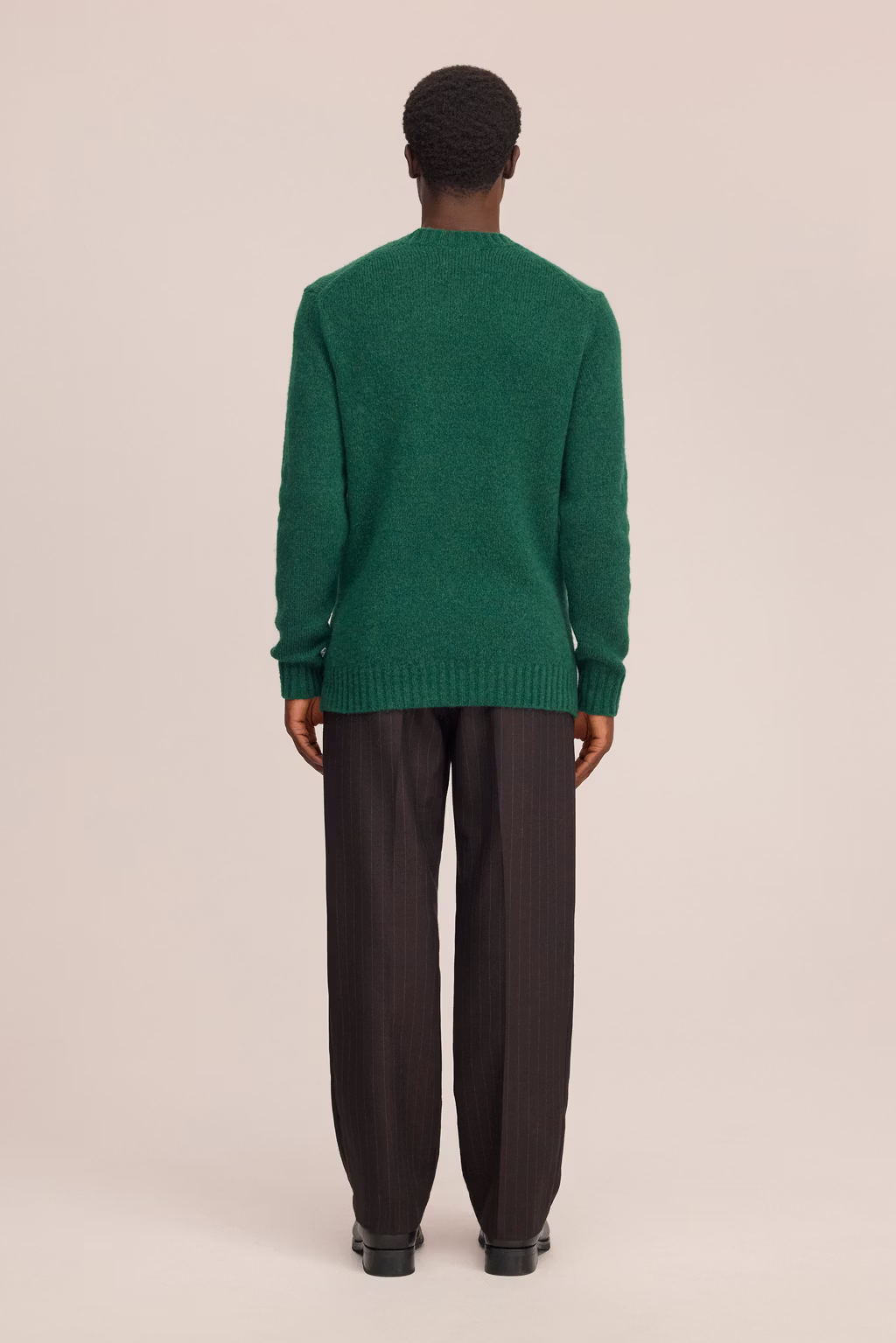 Lee 6598 Merino Wool Blend Sweater Bottle Green
