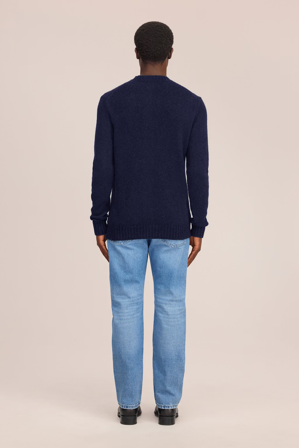 Lee 6598 Merino Wool Blend Sweater Navy Blue