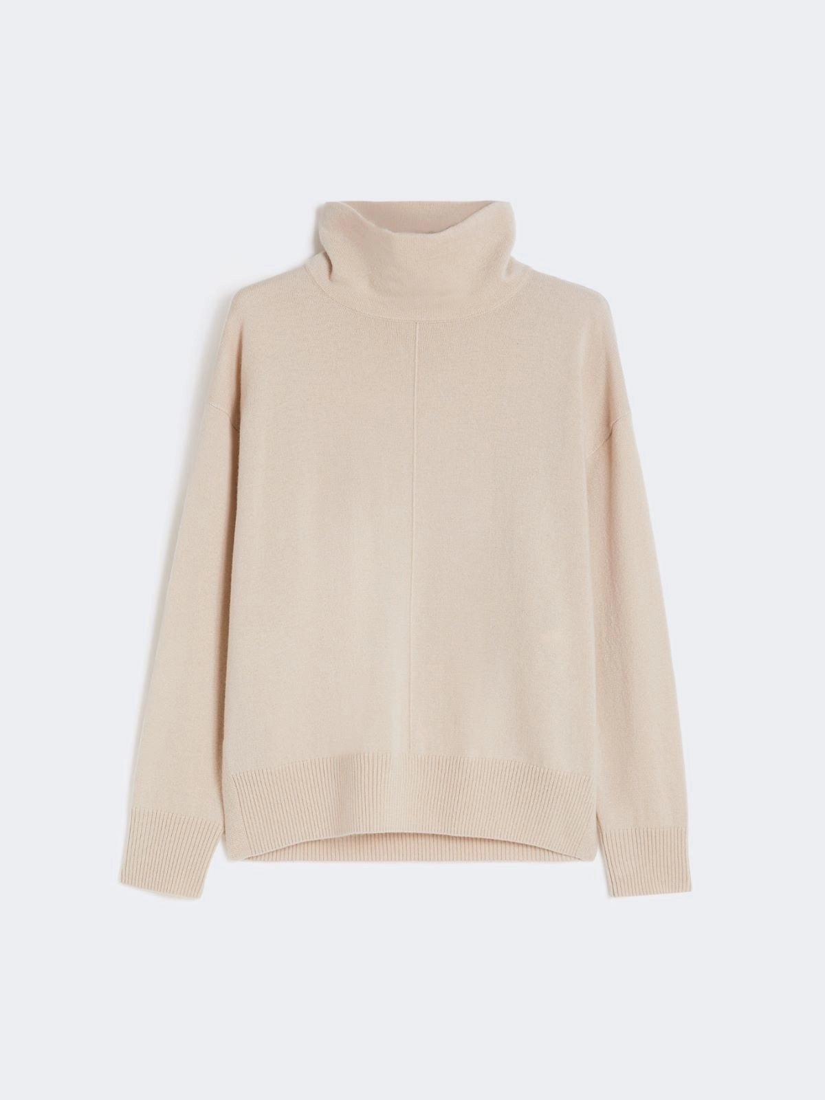 SCRIVIA Wool/Cashmere turtleneck sweater Beige