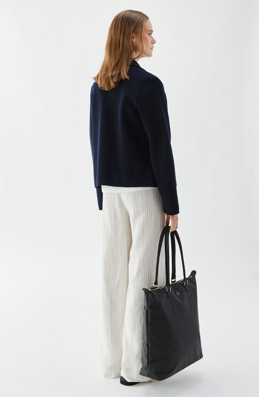 INDRA KNITTED WOOL JACKET Marine