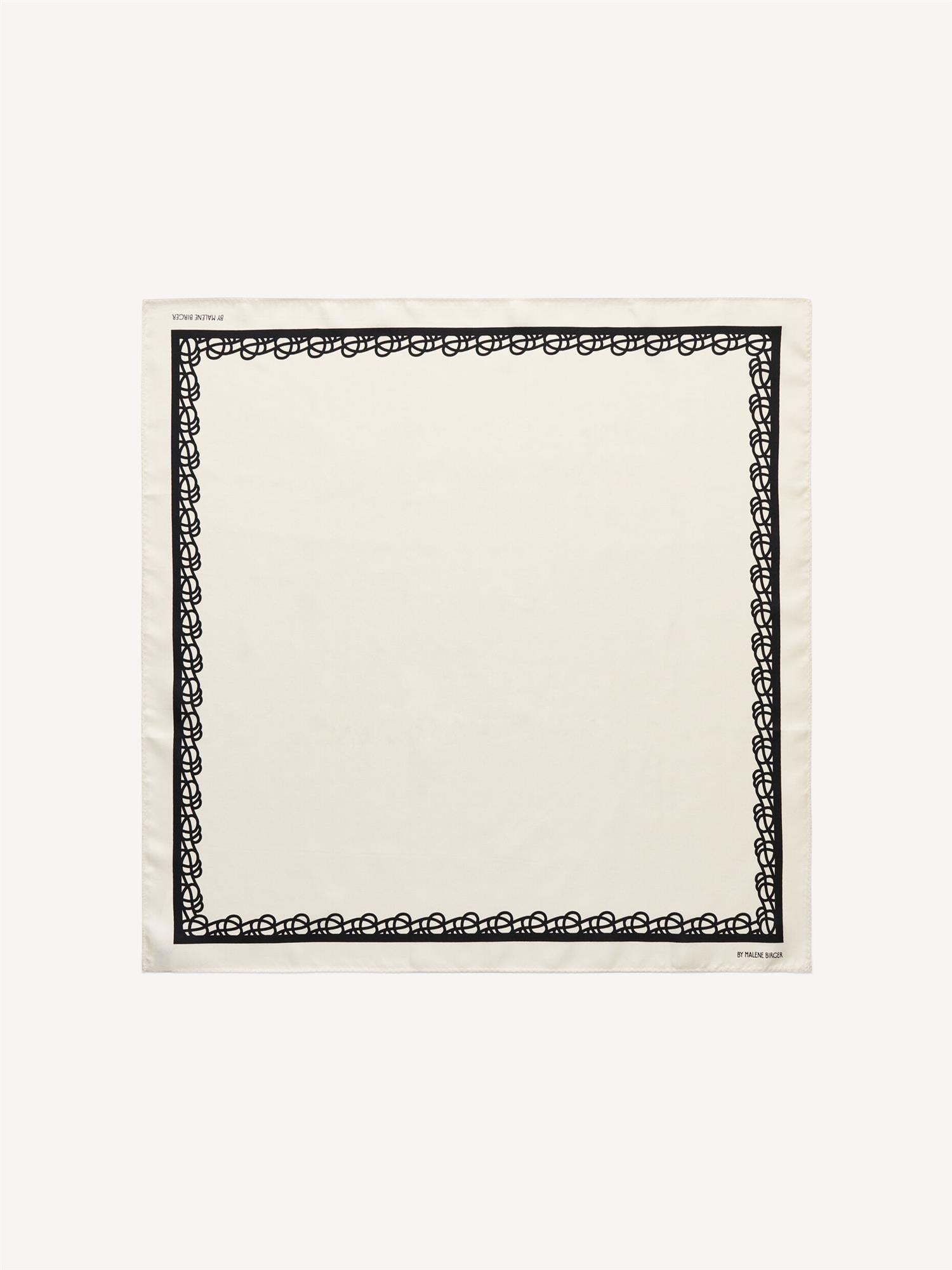 Ossa silk scarf Soft White
