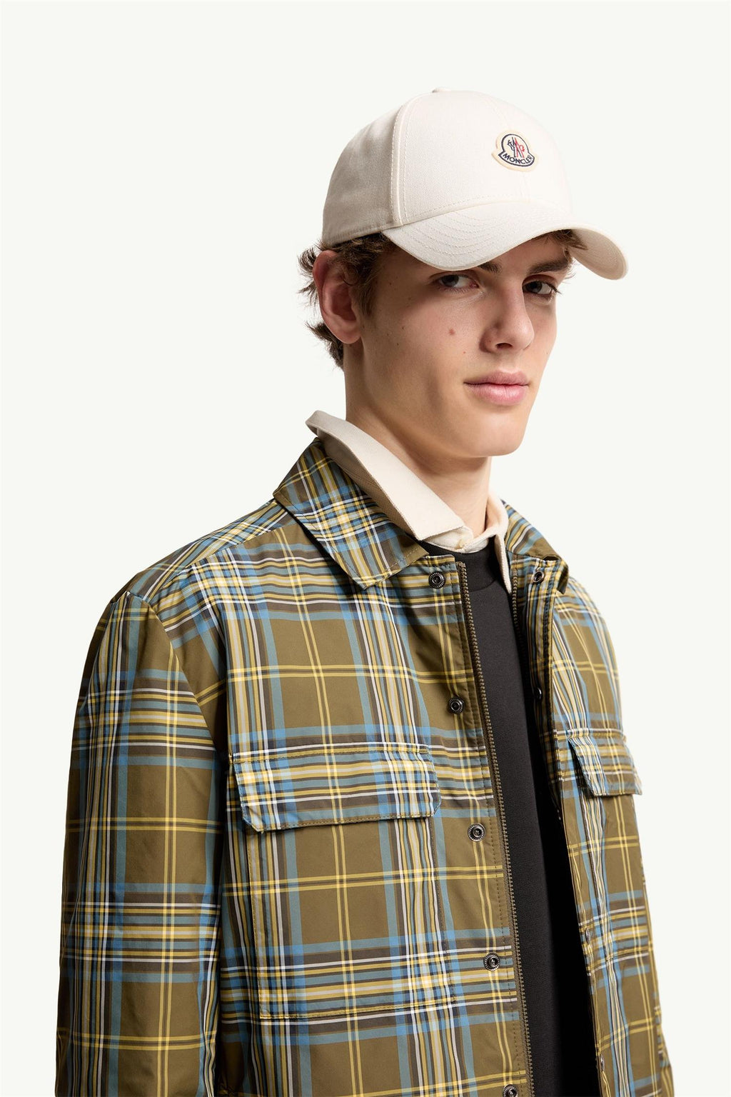 Cotton Gabardine Baseball Cap WHITE