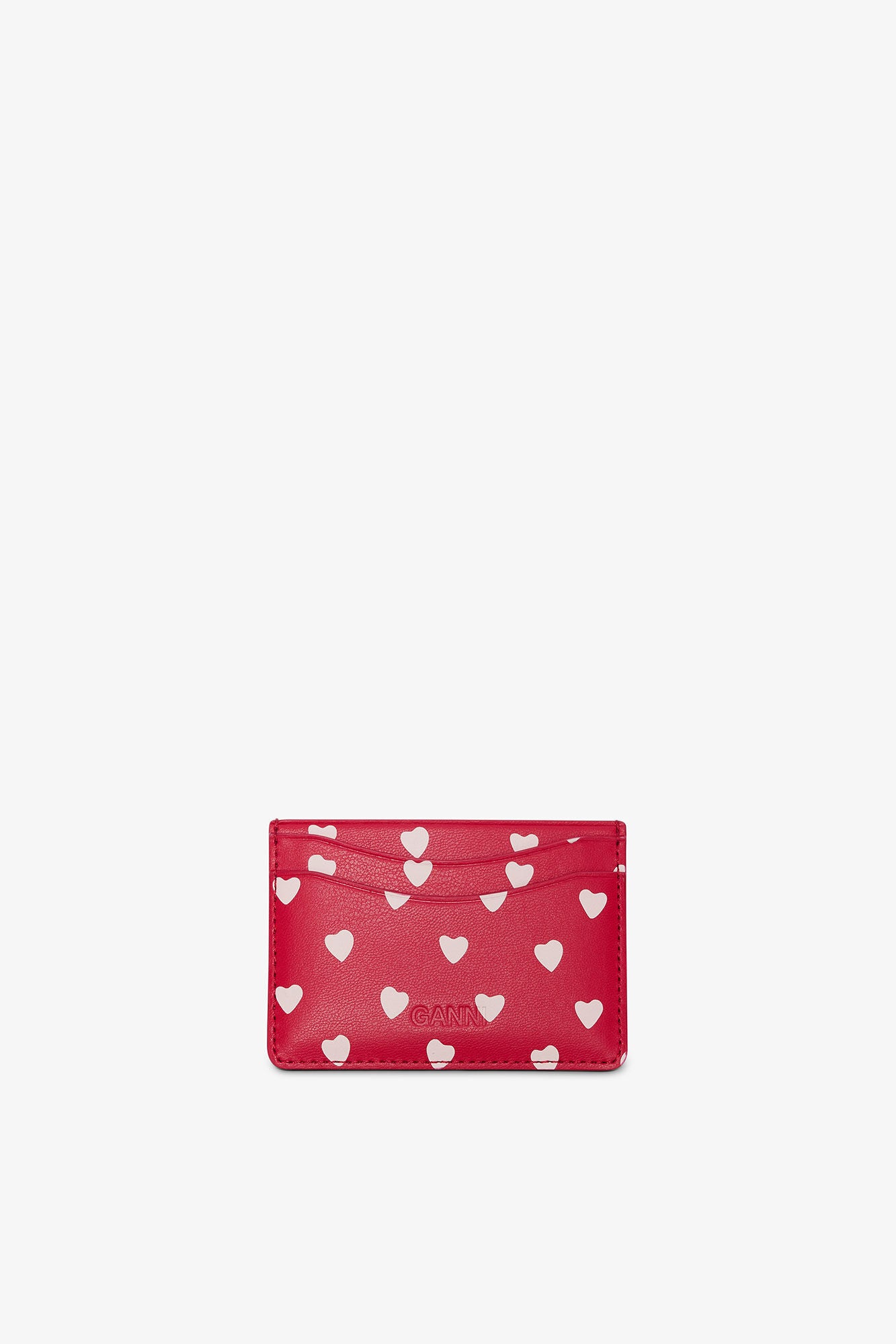 Bou Card Holder Printed Dots Barbados Cherry