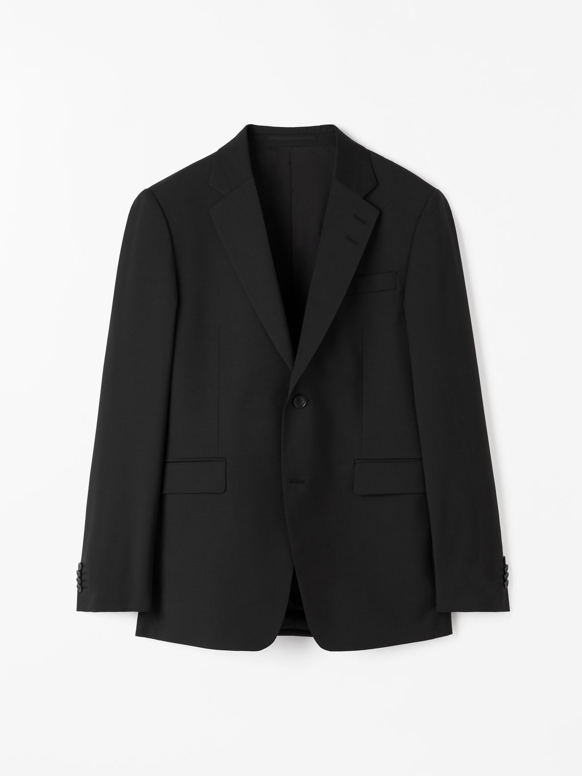 Justins Wool Blend Blazer Black