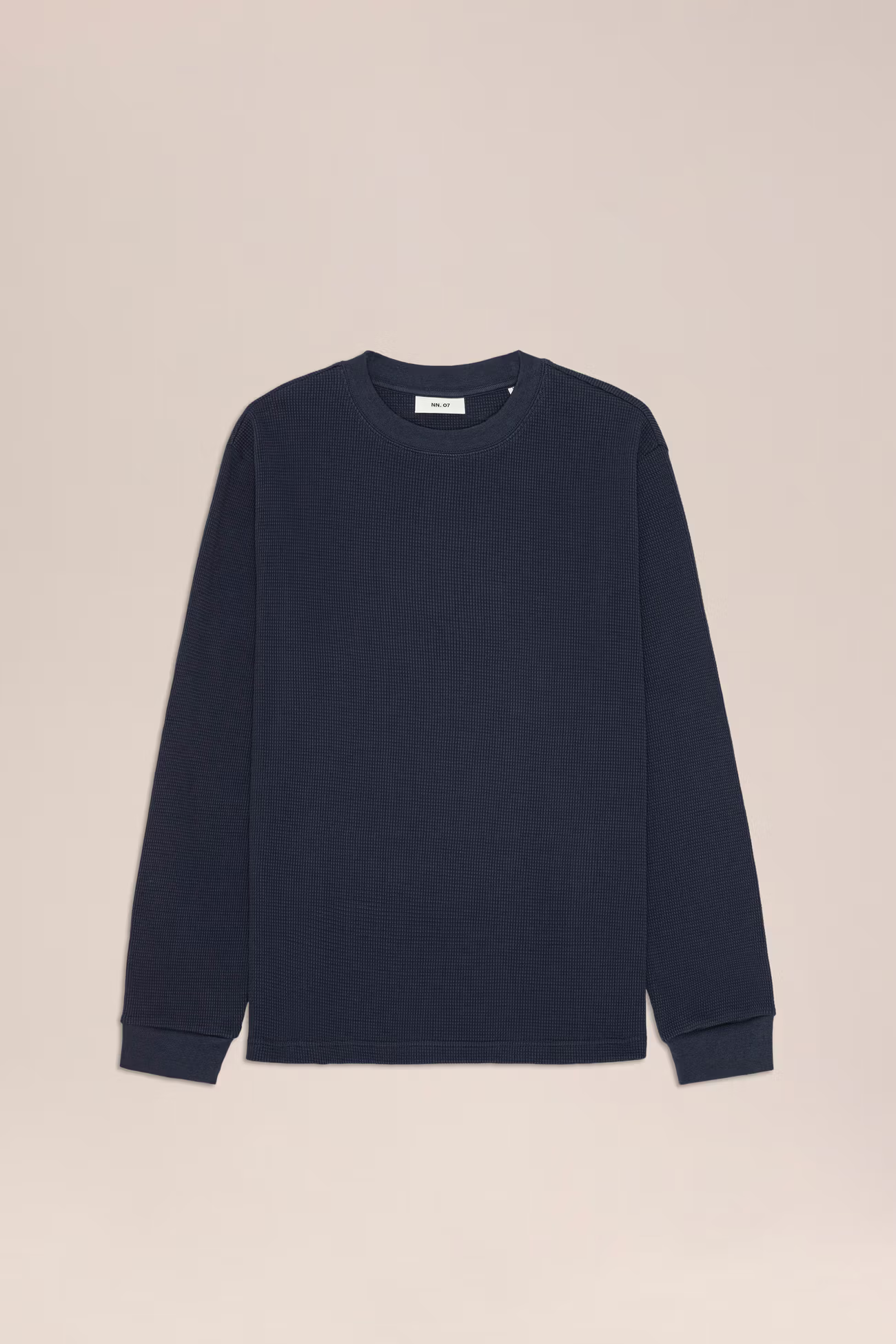 Jett Waffle knit Longsleeve 30035 Navy Blue