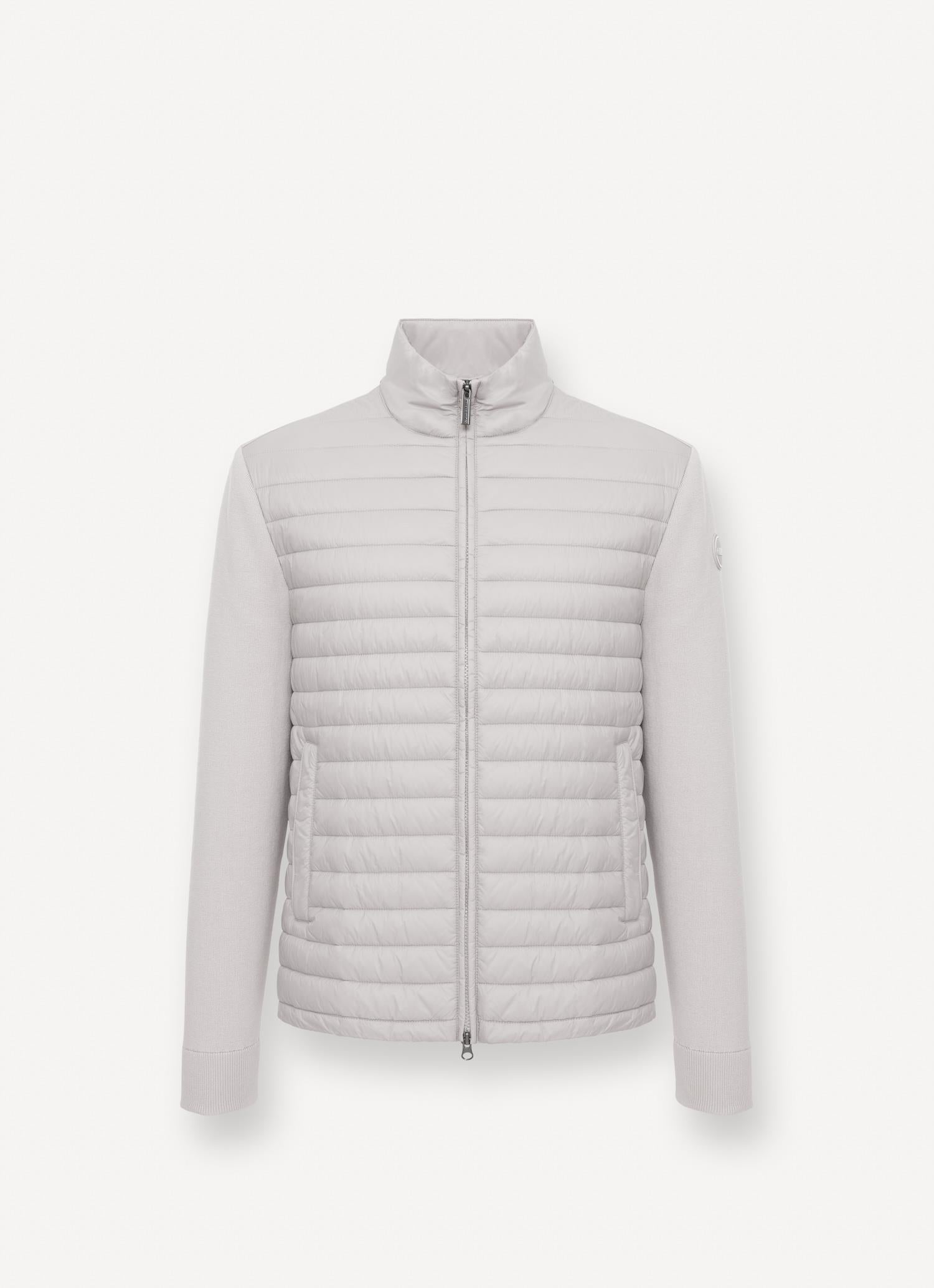 HYBRID KNITTED AND PADDED JACKET HEMP BEIGE